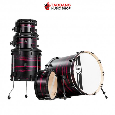 กลองอะคูสติก Cmc Remix สี Black Pink