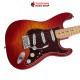 กีต้าร์ไฟฟ้า Fender Hybrid II Stratocaster สี Sunset Orange Trans