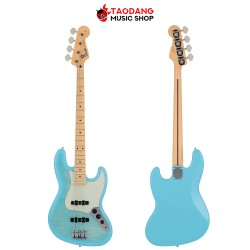 เบสไฟฟ้า Fender Hybrid II Jazz Bass สี Celeste Blue