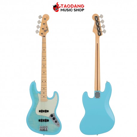 เบสไฟฟ้า Fender Hybrid II Jazz Bass สี Celeste Blue