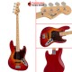 เบสไฟฟ้า Fender Hybrid II Jazz Bass สี Sunset Orange Trans