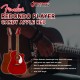 กีต้าร์โปร่งไฟฟ้า Fender รุ่น Redondo Player สี Cnady Apple Red