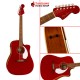กีต้าร์โปร่งไฟฟ้า Fender รุ่น Redondo Player สี Cnady Apple Red