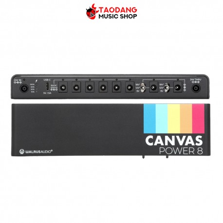 พาวเวอร์ซับพลายไอโซเลท WALRUS AUDIO รุ่น CANVAS POWER 8 สี BLACK