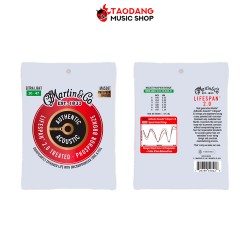 สายกีต้าร์โปร่งเคลือบ Martin Extra Light 0.10-0.47 สี PHOSPHOR BRONZE