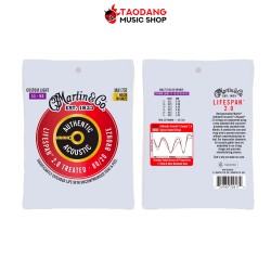 สายกีต้าร์โปร่งเคลือบ Martin Customer Light 0.11-0.52 MA175T  80/20 BRONZE