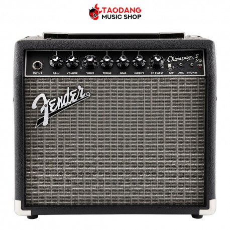 แอมป์กีต้าร์ไฟฟ้า Fender Champion II 25 สี Black