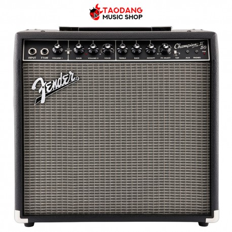 แอมป์กีต้าร์ไฟฟ้า Fender Champion II 50 สี Black