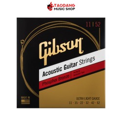 สายกีต้าร์โปร่ง Gibson Phosphor Bronze ขนาด 11-52