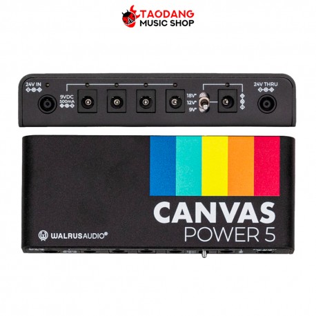 พาวเวอร์ซัพพลาย Walrus audio Canvas Power 5 สี Black