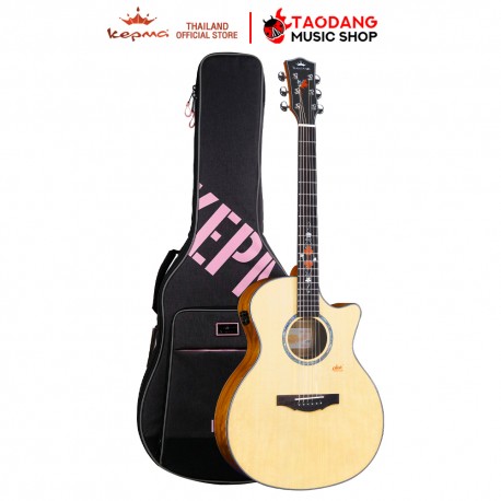 กีต้าร์โปร่งไฟฟ้า Kepma F2MGA EQ สี Natural