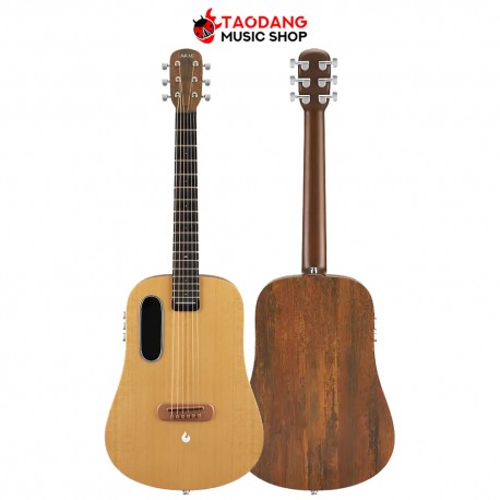 กีต้าร์โปร่งไฟฟ้า Lava ME Air Spruce สี Woodgrain Brown & Burlywood