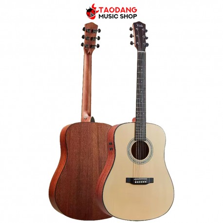 กีต้าร์โปร่งไฟฟ้า Voki M10DE ST2 สี Natural