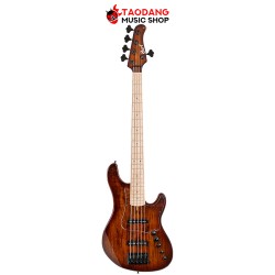 เบสไฟฟ้า Cort GB Fusion 5 สี Antique Brown Burst