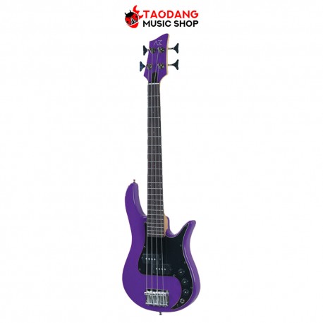 เบสไฟฟ้า Akama Mini Groove Bass สี Aurora Purple