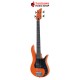 เบสไฟฟ้า Akama Mini Groove Bass สี Maroon Red