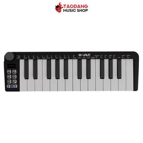คีย์บอร์ดใบ้ M vave SMK25 Mini สี Black