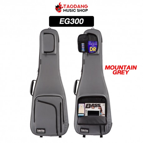 กระเป๋ากีต้าร์ไฟฟ้า Moonwalk EG300 สี Mountain Grey