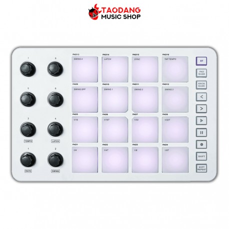 มิดี้คอนโทรลเลอร์ M vave SMC PAD สี White