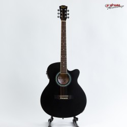 กีต้าร์โปร่งไฟฟ้า Kazuki รุ่น KZ409SE สีดำ