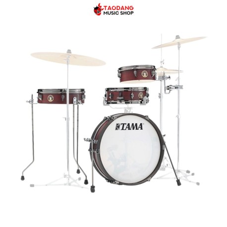 กลองชุด Tama Club Jam Pancake สี Burgandy Walnut Wrap
