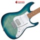 กีต้าร์ไฟฟ้า Ibanez AZ22S1F สี Transparent Turquoise Sunburst