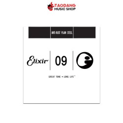 สายแยกกีต้าร์โปร่งและกีต้าร์ไฟฟ้า Elixir Anti Rust Steel เบอร์ 09