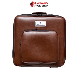 กระเป๋าสแนร์ Smooth Cubic สี Dark Brown