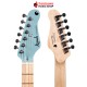 กีต้าร์ไฟฟ้า Kazuki Zen Series สี Ash Green Blue Gray Stripe