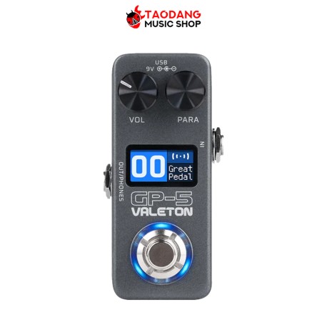 Valeton GP-5 Multi-FX, AMP & IR Loader Mini Pedal Black