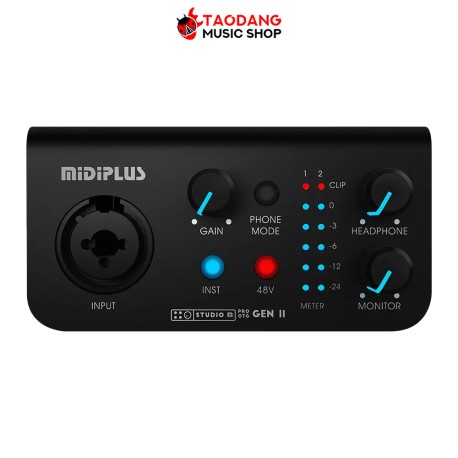 Midiplus Studio M Pro OTG Gen II Black Audio Interface