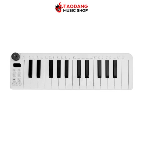 คีย์บอร์ดใบ้ M vave SMK-25 Mini สี White