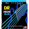 สายกีต้าร์ไฟฟ้า DR รุ่น Neon สีฟ้า เบอร์ 9