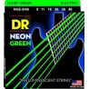 สายกีต้าร์ไฟฟ้า DR รุ่น Neon สีเขียว เบอร์ 9