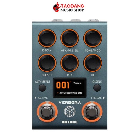 Hotone Verbera Convolution Reverb Pedal สี Tale Blue