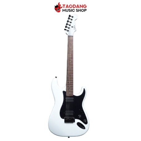 Electric Guitar Century DSTR Dark Series Stratocaster Roasted Maple White