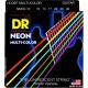 สายกีต้าร์ไฟฟ้า DR รุ่น Neon มัลติคัลเลอร์ เบอร์ 10