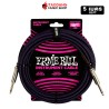 Ernie Ball P06395 Braided Straight to Straight Purple Black