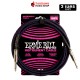 สายสัญญาณโมโน Ernie Ball P06393 Braided Straight to Straight สี Purple Black