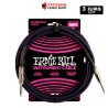 สายสัญญาณโมโน Ernie Ball P06393 Braided Straight to Straight สี Purple Black