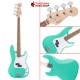 Squier Debut Precision Seafoam Green Electric Bass