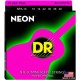 สายกีต้าร์โปร่งเคลือบ DR รุ่น Neon สีชมพู เบอร์ 10