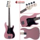 Century Standard Generation 2 P Bass Burgundy Pink Electric Bass
