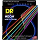 สายกีต้าร์โปร่งเคลือบ DR รุ่น Neon มัลติคัลเลอร์ เบอร์ 10