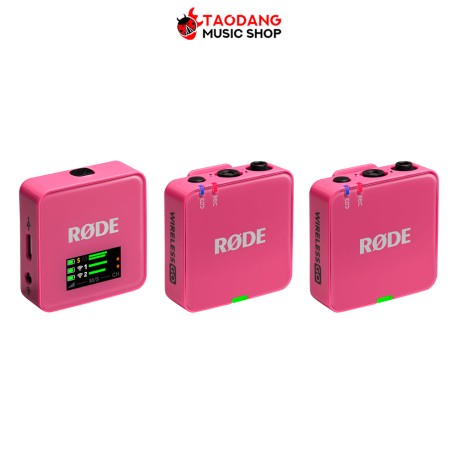 Rode GO (Gen 3) Pink Wireless Microphone System