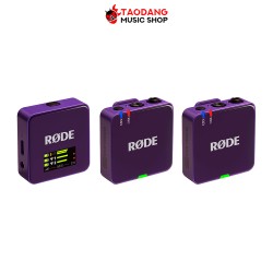 ไวเลสไมค์โครโฟน Rode Wireless GO (Gen 3) สี Purple