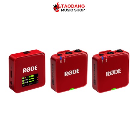 Rode GO (Gen 3) Red Wireless Microphone System