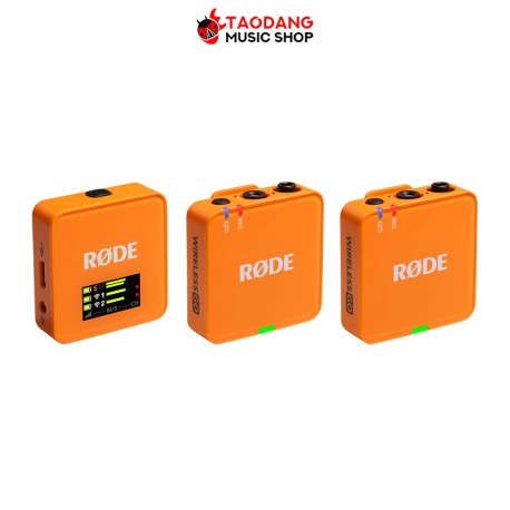 Rode GO (Gen 3) Orange Wireless Microphone System