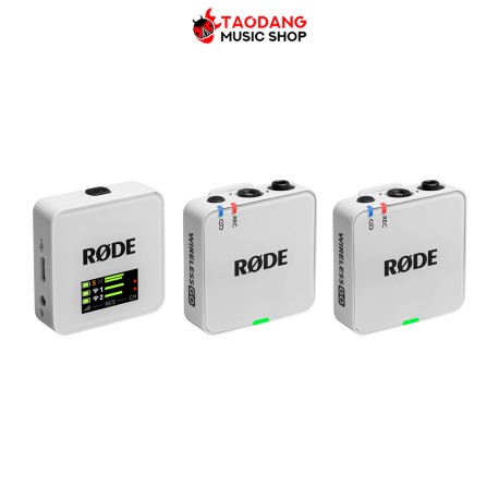 ไวเลสไมค์โครโฟน Rode GO (Gen 3) สี White