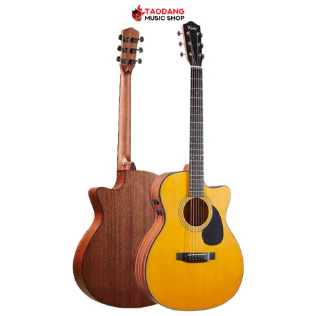 กีต้าร์โปร่งไฟฟ้า Voki A05OMCE ST2 สี Mahogany